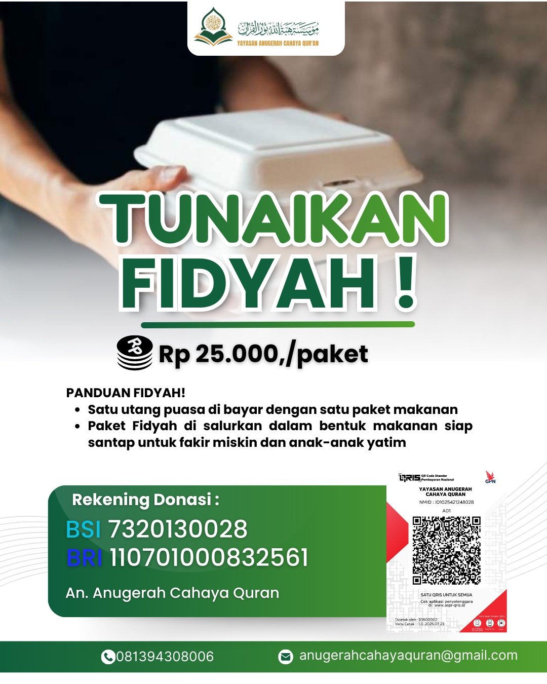 Bantu Yatim & Dhuafa Menjadi Penghafal Al-Qur'an